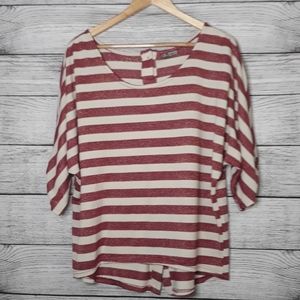 Women's Striped long sleeve top size L